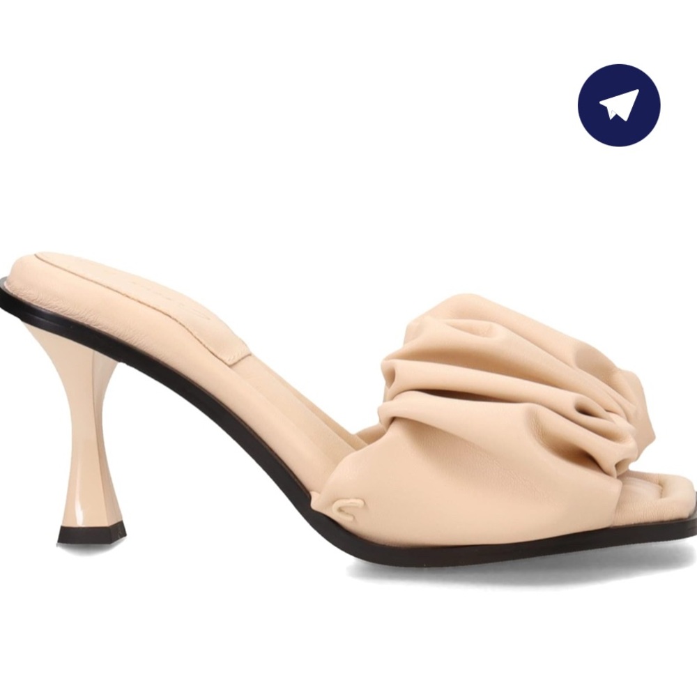 NWB Circus by Sam Edelman Cream Ruffle Heels